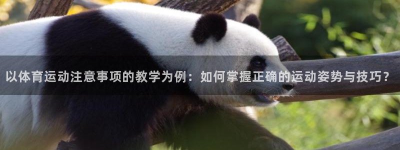vsport体育：以体育运动注意事项的教学为例：如何掌握正确的运动姿势与技巧？